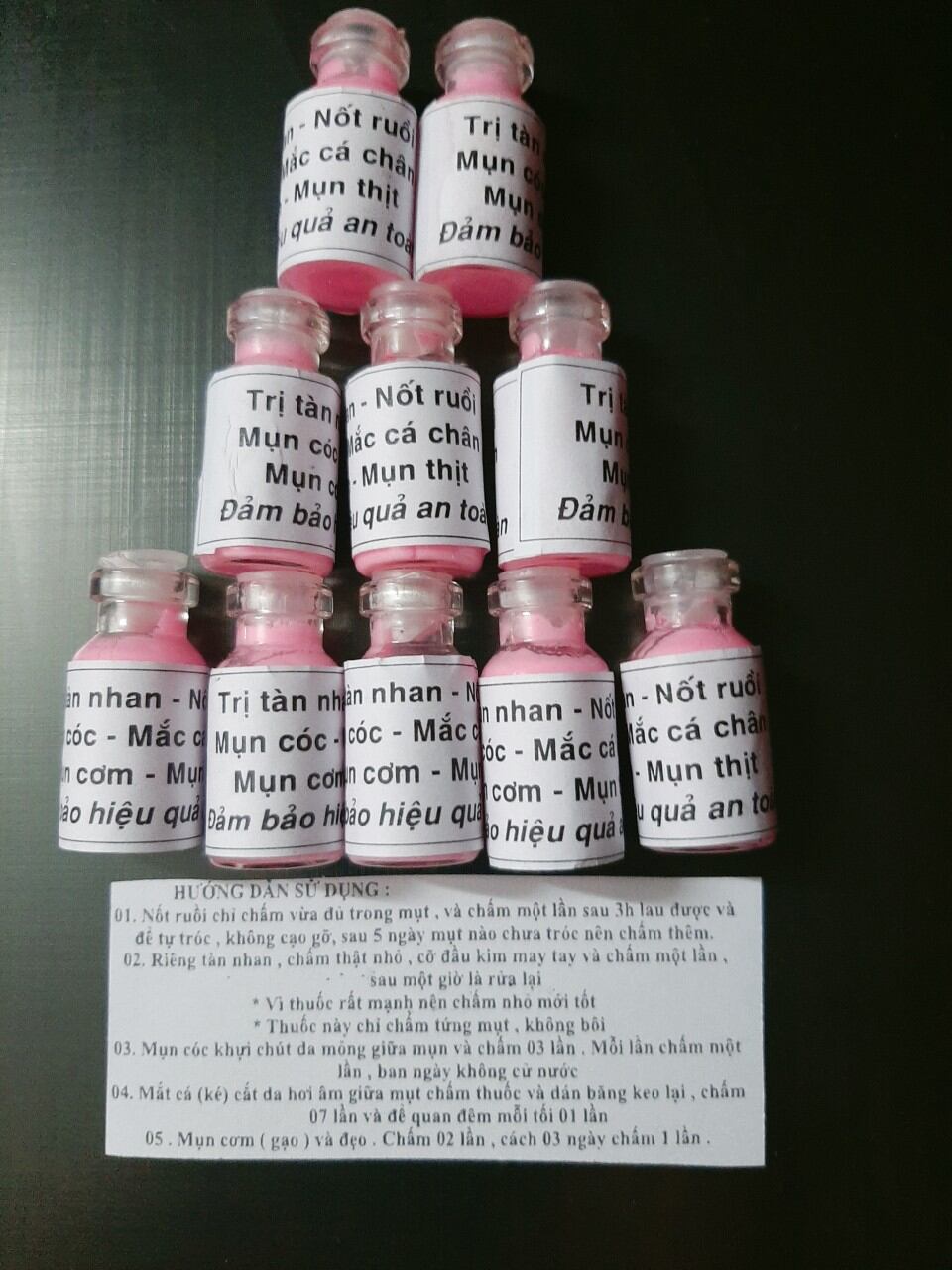Tẩy nốt ruồi, mụn cóc, mụn thịt, mụn cơm, tàn nhang, mắc cá chân