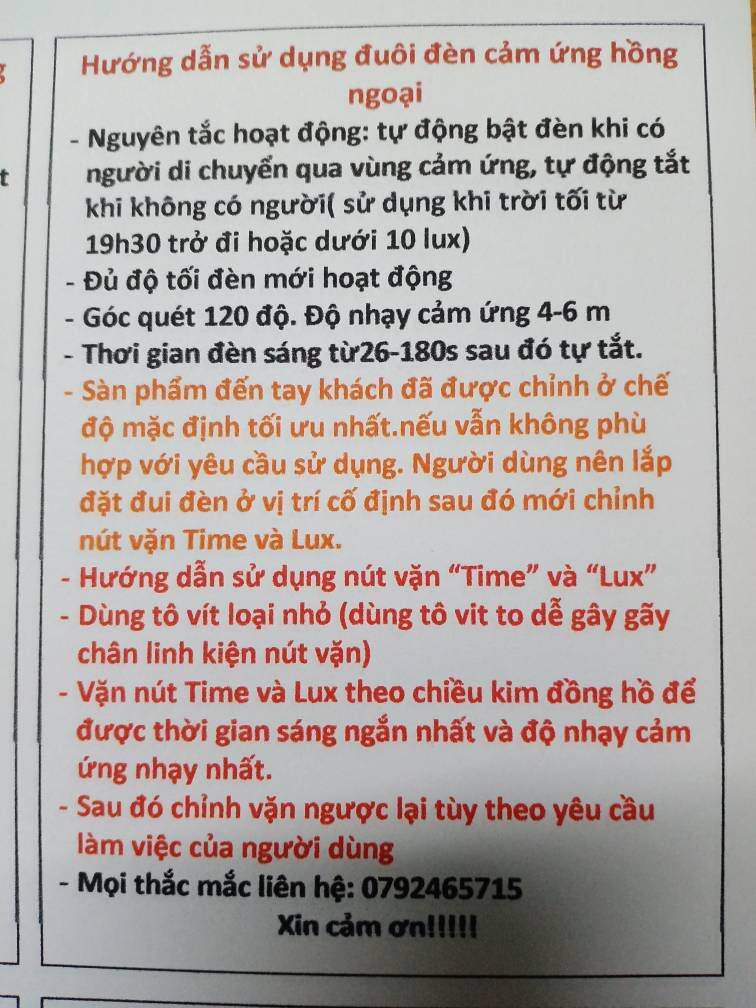 combo 10 đui đèn cảm ứng chuyển động