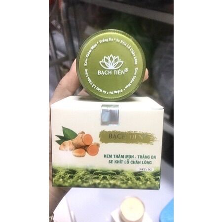 Kem bạch tiên thâm mụn trắng da se khít lỗ chân lông 7g
