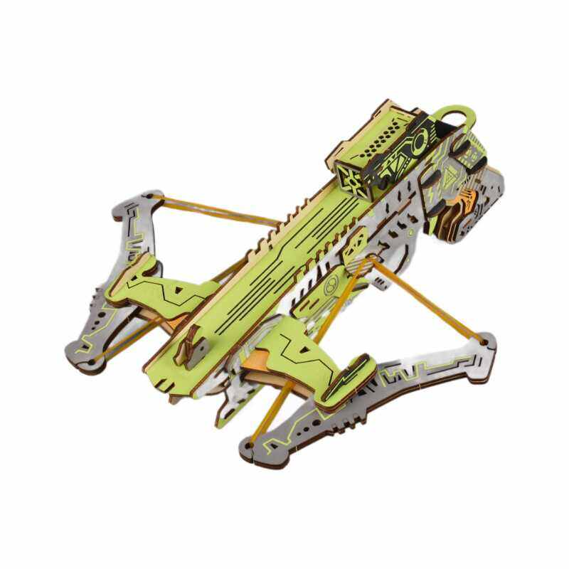 Đồ Chơi Lắp Ráp Khối Gỗ 3D DIY Đồ Chơi Giáo Dục Cho Trẻ Em Đồ Chơi Mô Hình Nỏ Bắn Cung Thủ Công Đồ C