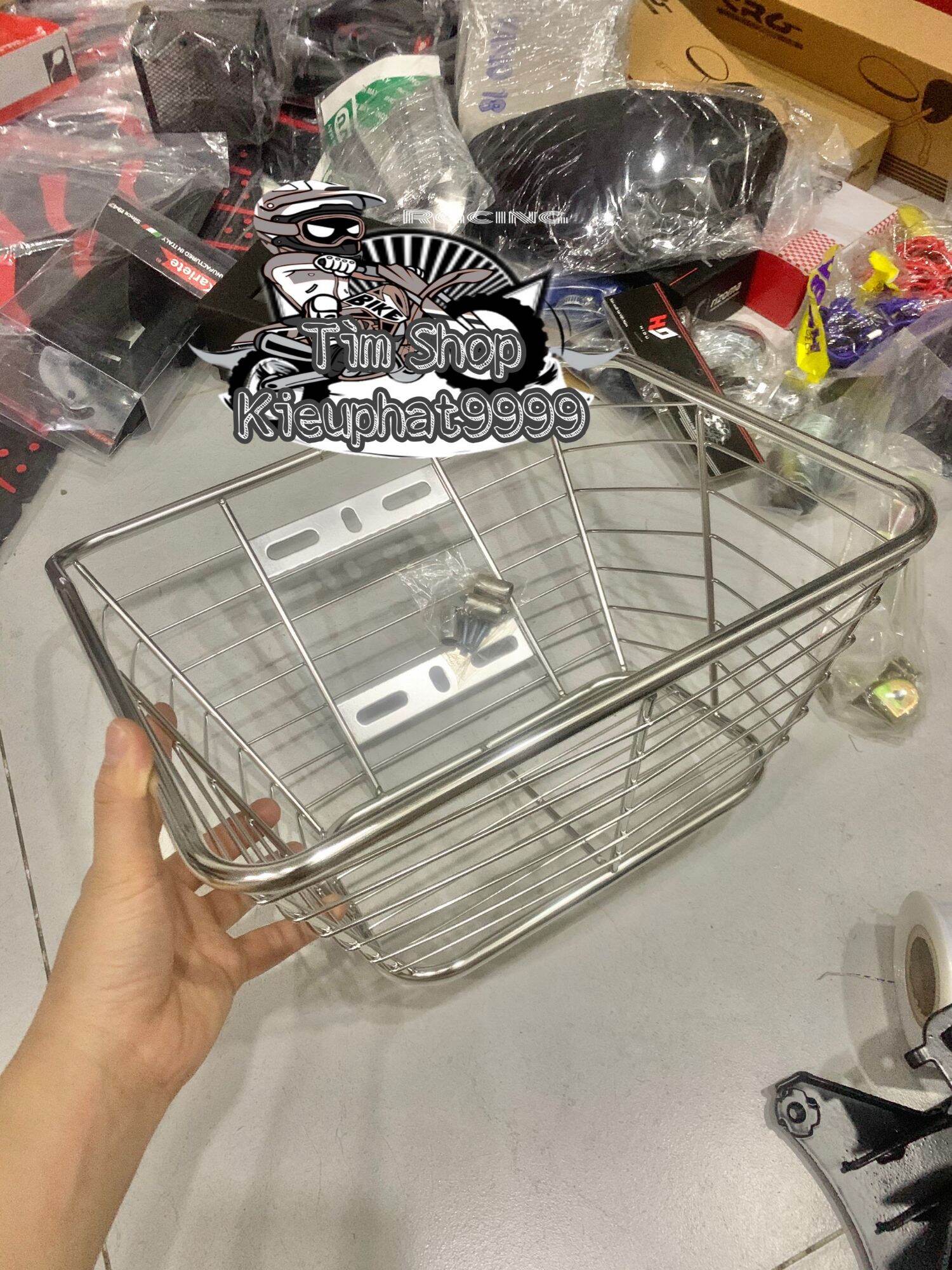 Rổ đa năng inox wave lớn và wave nhỏ