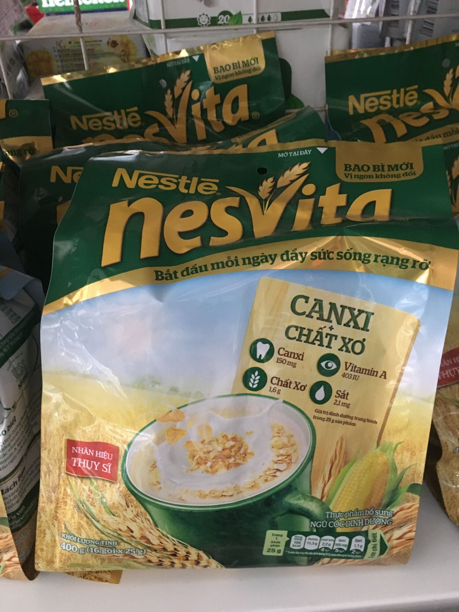 Ngũ cốc dinh dưỡng Nesvita-Nestle 16 gói 25g 400g