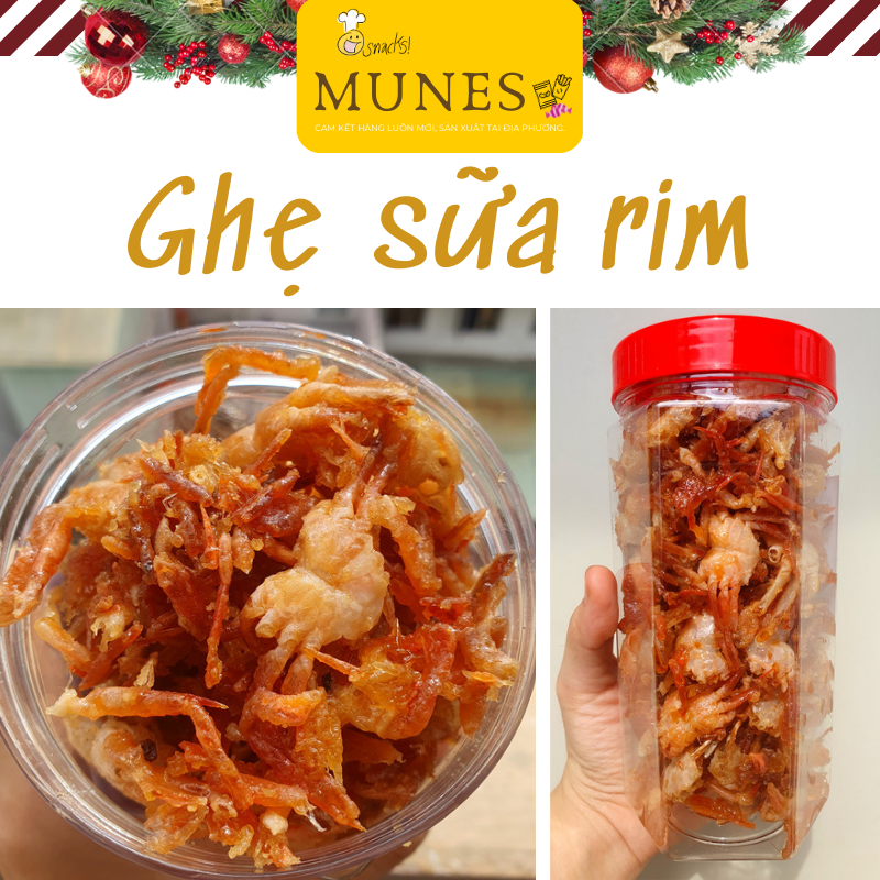 Ăn liền) Ghẹ sữa rim - Hủ 200gr (ko tính hủ