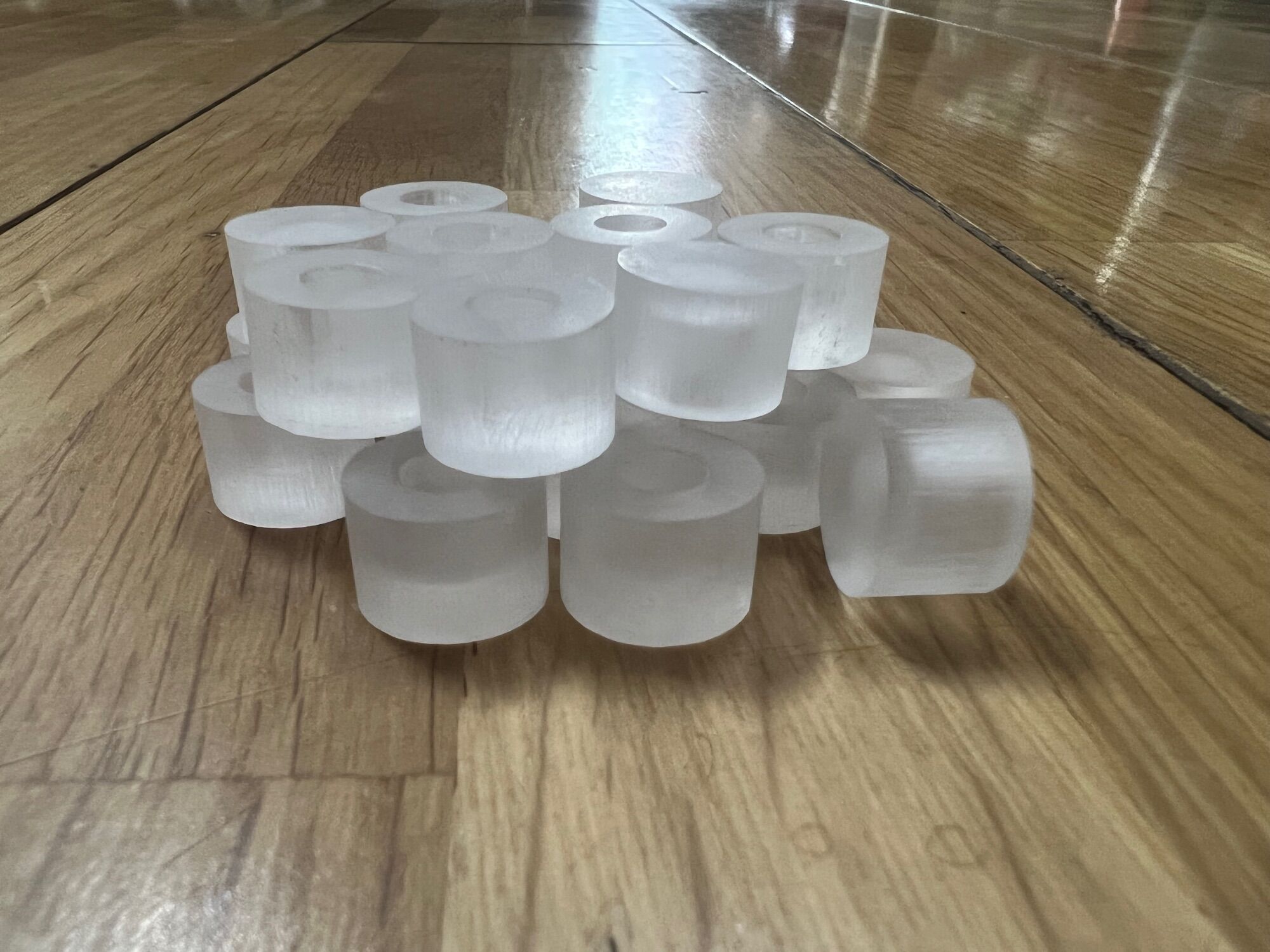 Phíp cơ bida trong suốt 14mm.