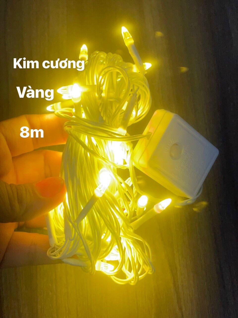 Dây chớp nháy trang trí noel, đèn trang trí 4m