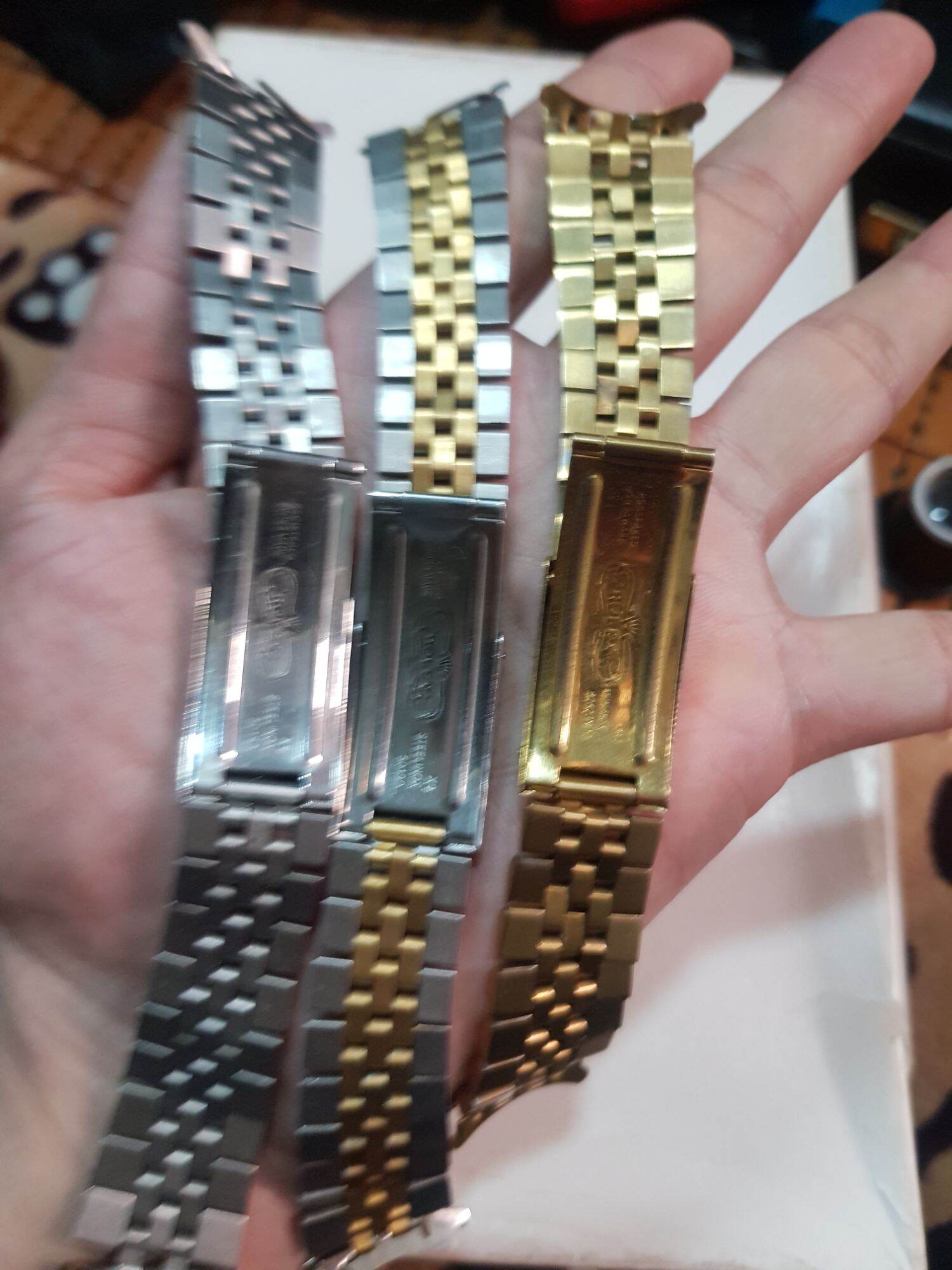 Dây đồng hồ ROLEX đúc đầu ôm 20