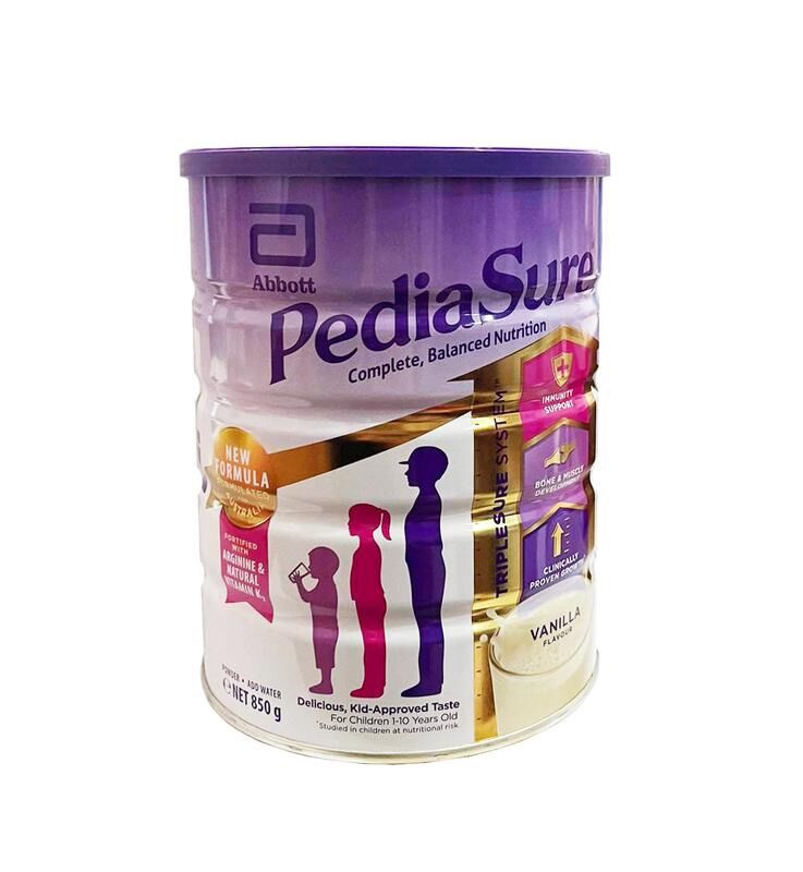 8/2023 Pediasure Úc Nắp Tím 850G (Vani)