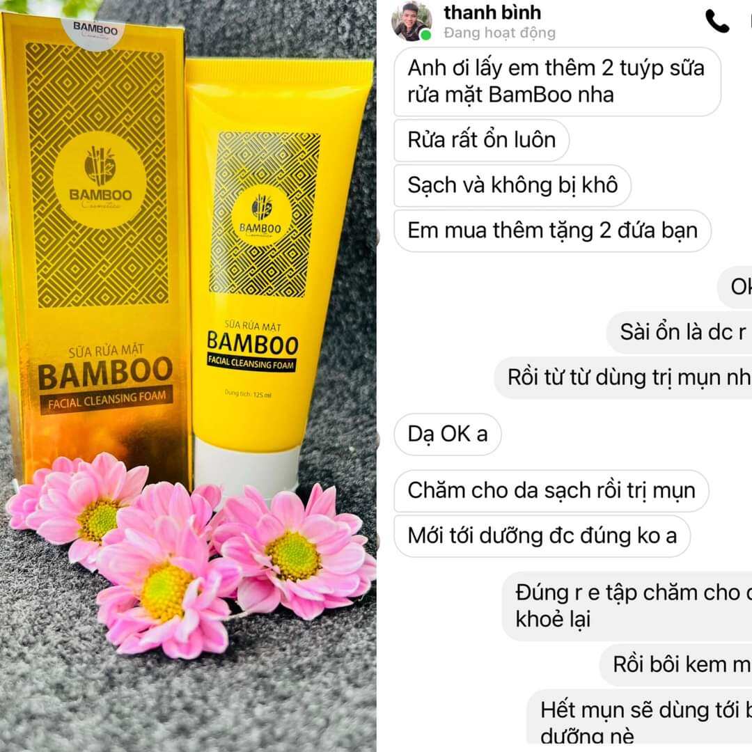 💥DATE MỚI NHẤT💥COMBO KEM CHỐNG NẮNG VÀ SỮA RỬA MẶT BAMBOO