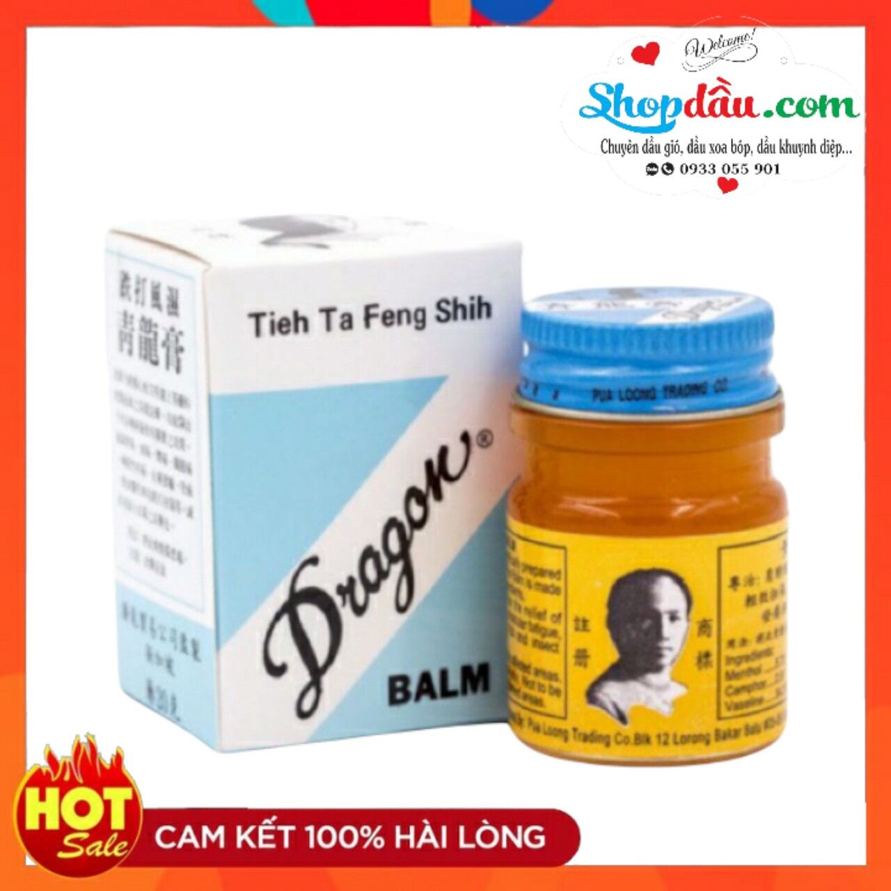 Dầu cù là Dragon balm trắng