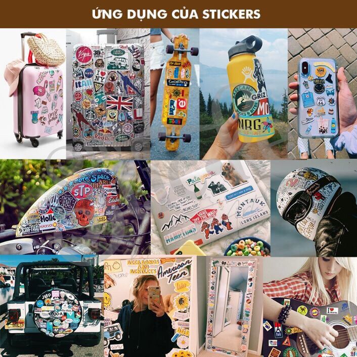 Sticker phi hành gia dán chống thấm nước