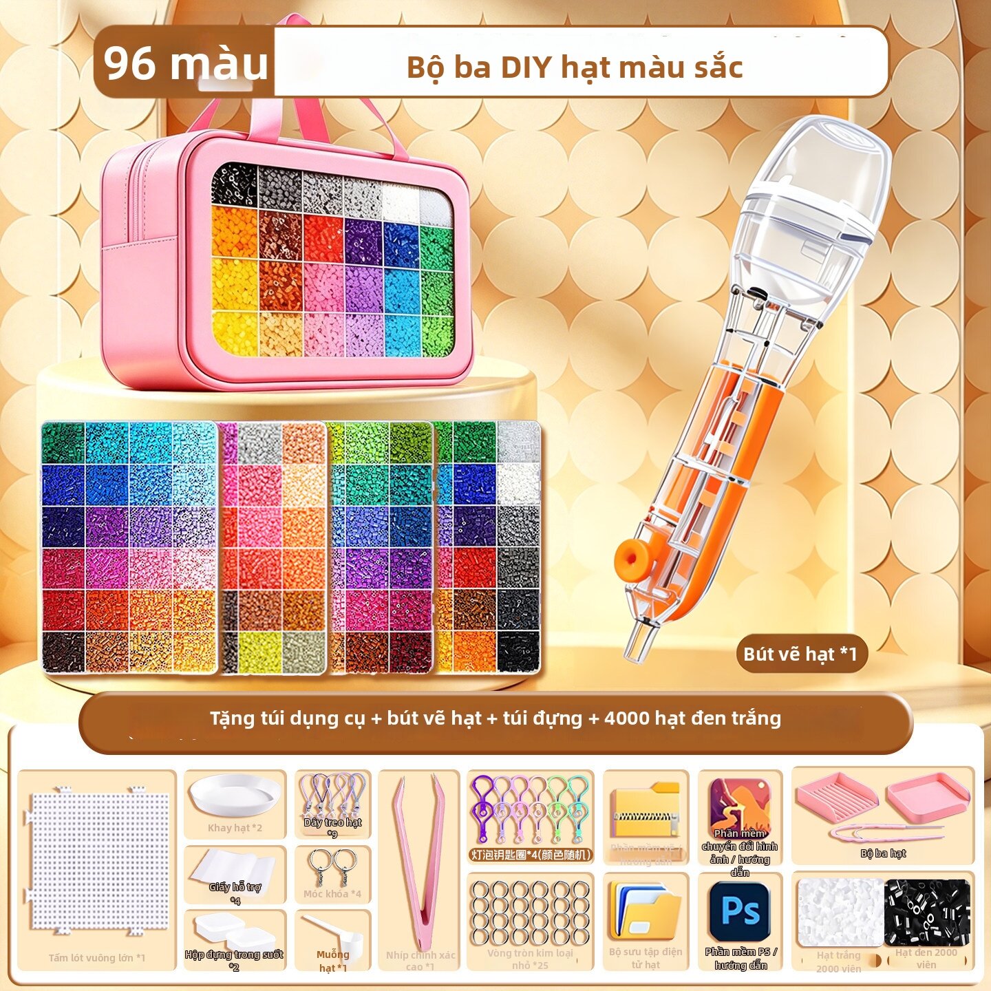 XIONGBUFAN | Bộ Đầy Đủ DIY Hạt Cây Và Dụng Cụ