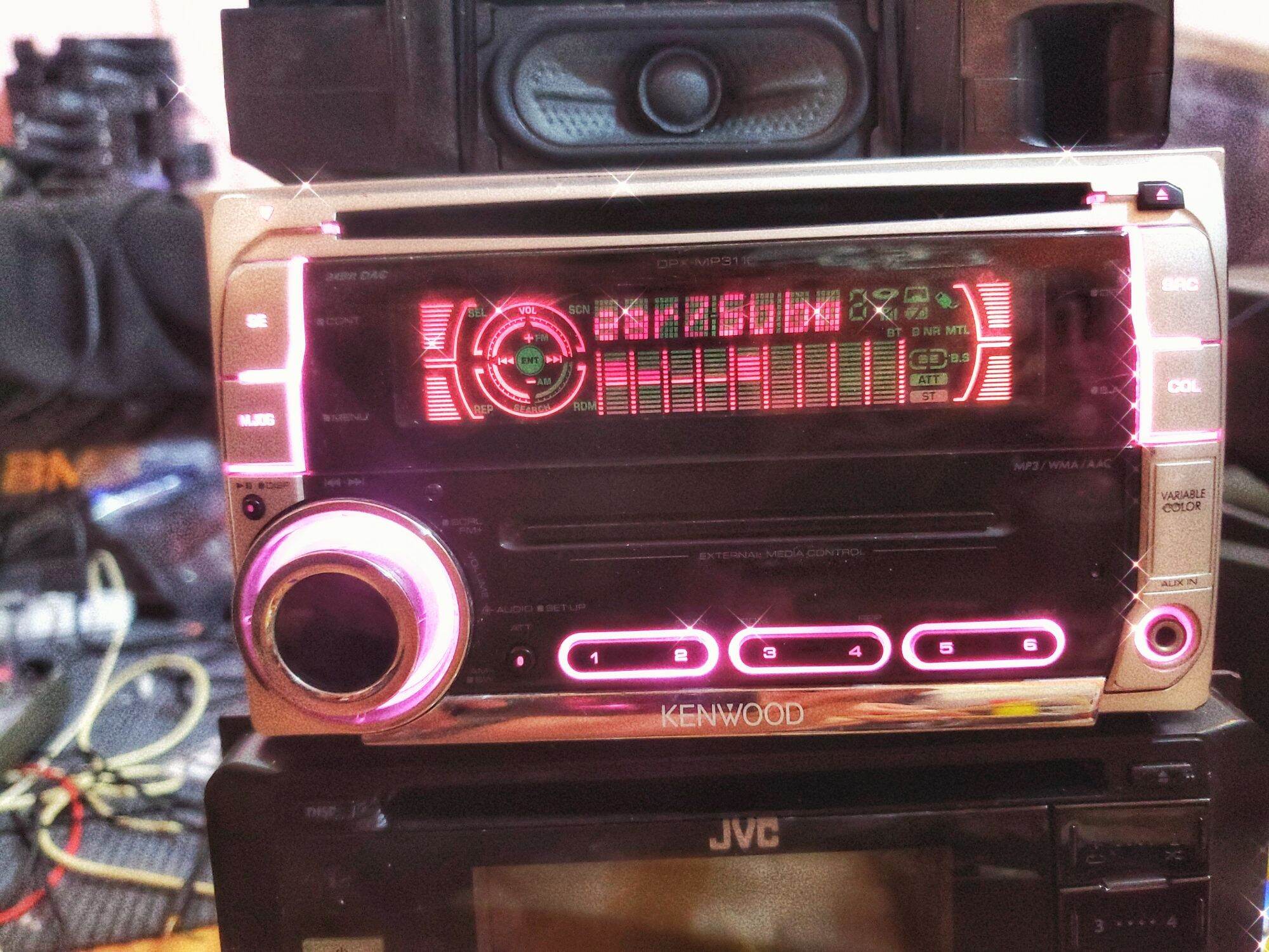 Đầu phát nhạc giành cho ô tô : CD 2 DIN KENWOOD tháo xe JAZZ HONDA