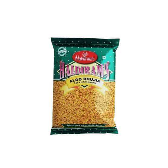 Aloo Bhujia 80 gm pack Haldiram Brand ( Aloo Bhujia 80 gm gói Haldiram thương hiệu)