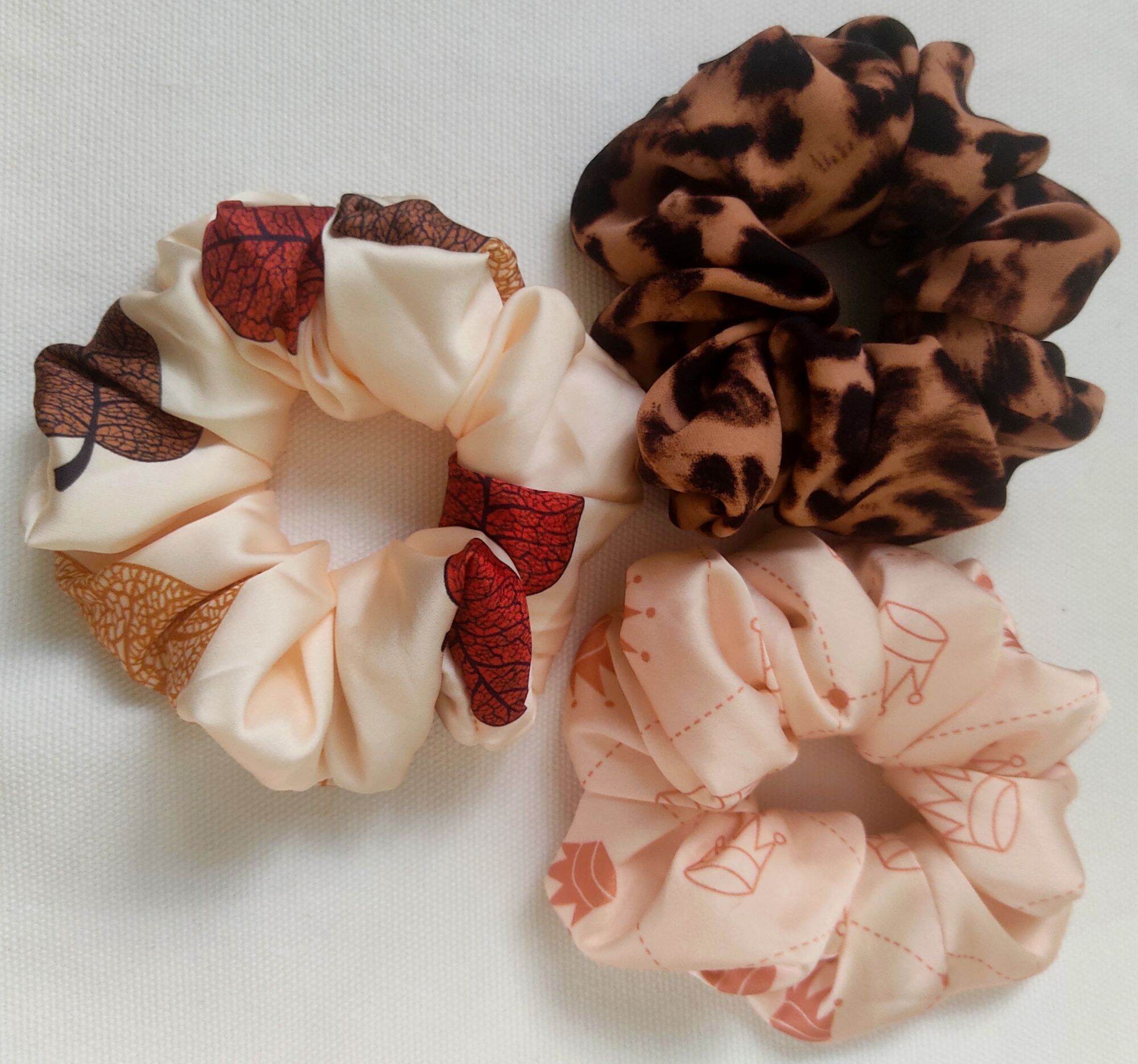 Set 2 dây cột tóc Scrunchies phong cách Hàn Quốc, phụ kiện sành điệu cho các nàng.