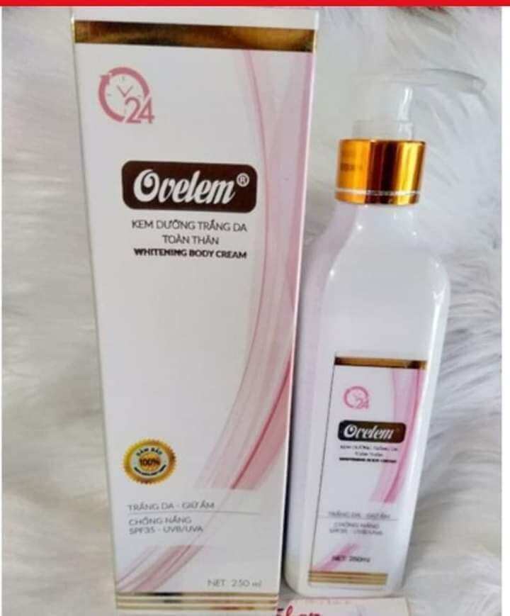 KEM BODY TRẮNG DA OVELEM 250ML