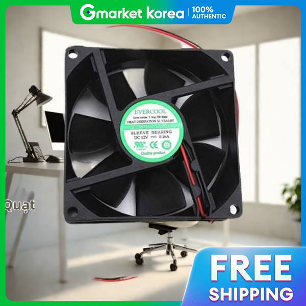80mm Case Fan, Low Noise, for Heat Dissipation, 80X80X25Mm Giá 311,250 Đồng*Miễn phí vận chuyển