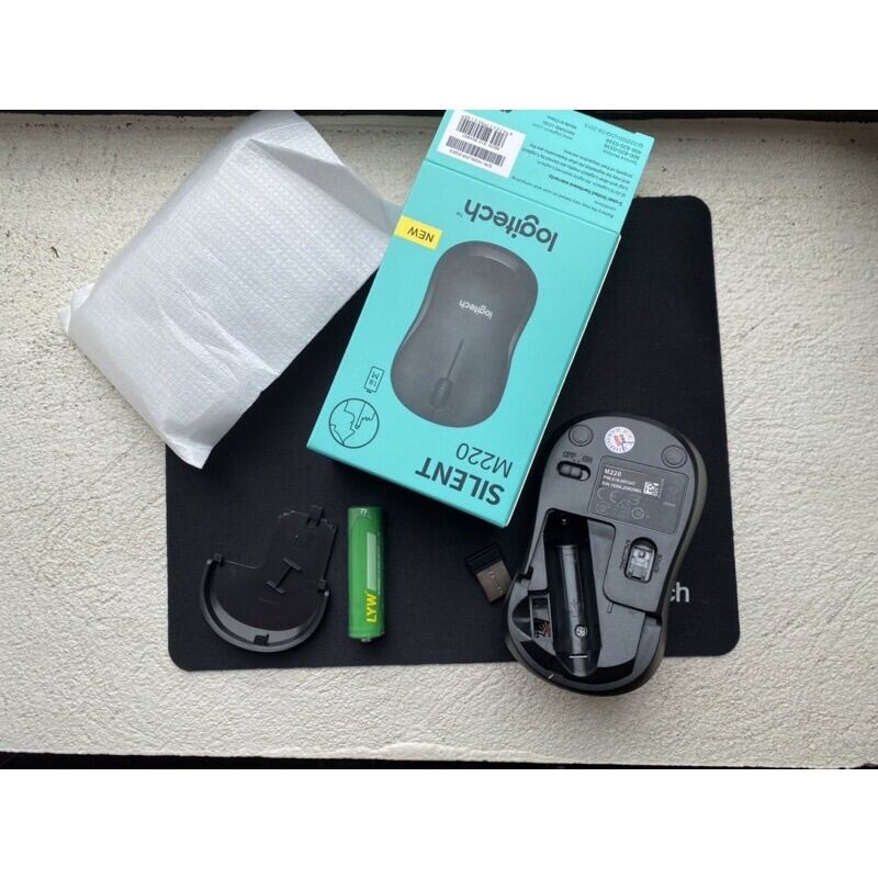Chuột Máy Tính Không Dây Logitech M220 Không Tiếng Ồn Cao Cấp .