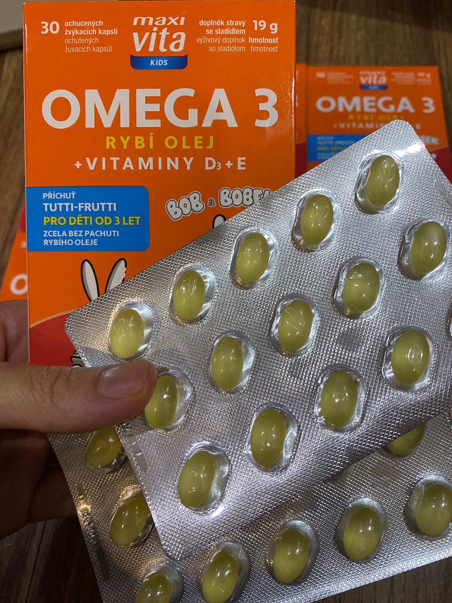 Omega 3 + viatmin D3 + E dành cho bé