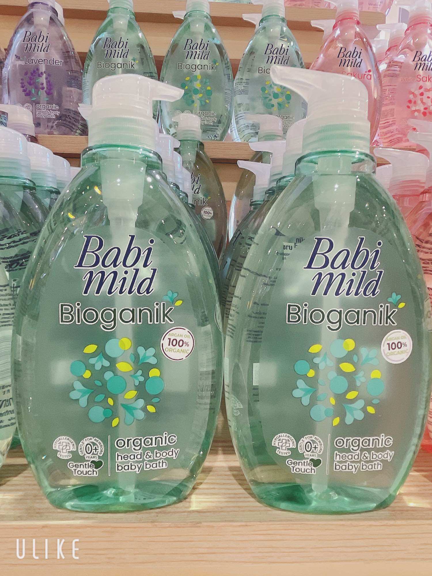 Tắm gội Babi mild cho bé 800ml/380ml