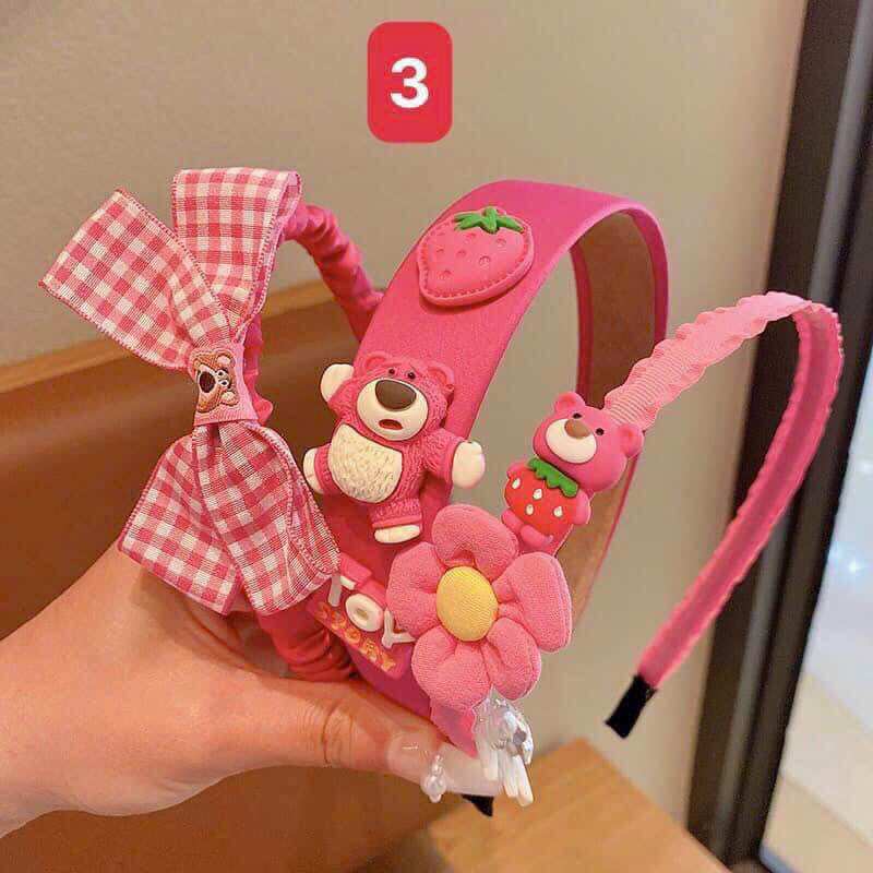 Set 3 băng đô cài tóc cho bé yêu siêu xinh