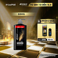 Dầu gội X-Men for Boss hương trầm đầy nội lực Luxury với Ultra Keratin© mới 650g