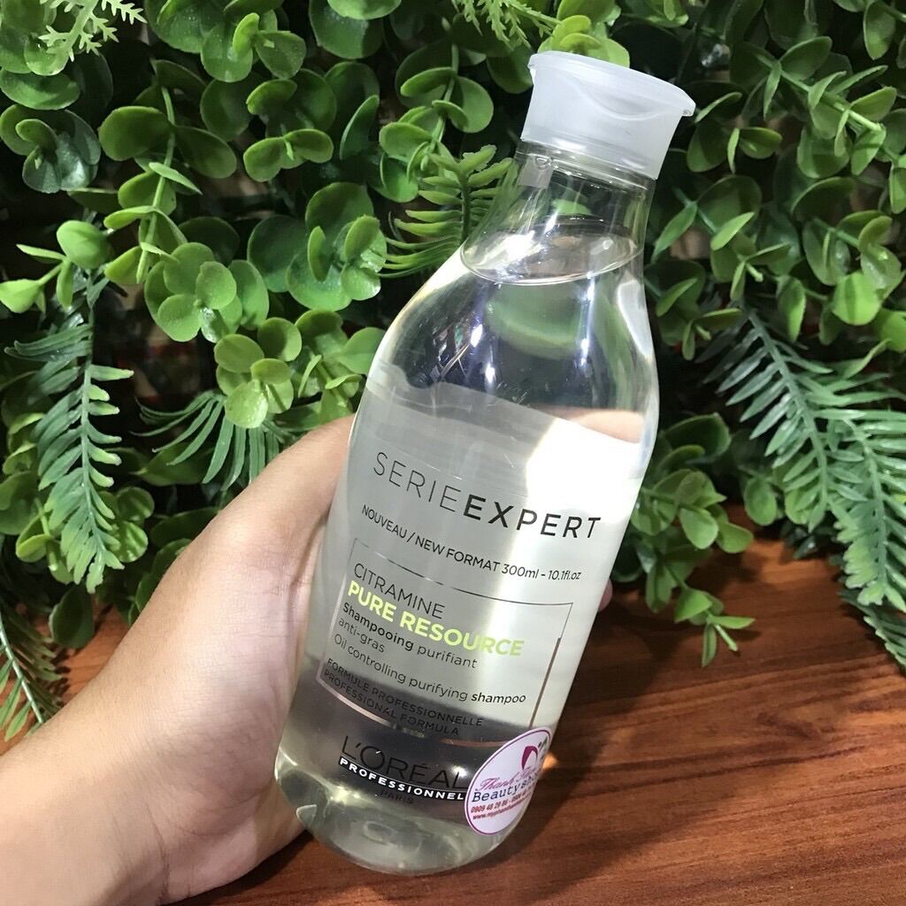 [HCM]DẦU GỘI CHĂM SÓC DA ĐẦU BỊ DẦU LOREAL PURE RESOURCE 300ML