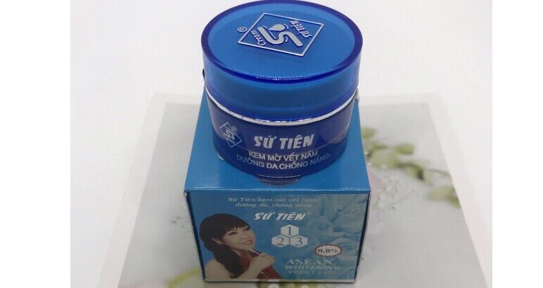Kem sứ tiên xanh dương trắng da sạch nám