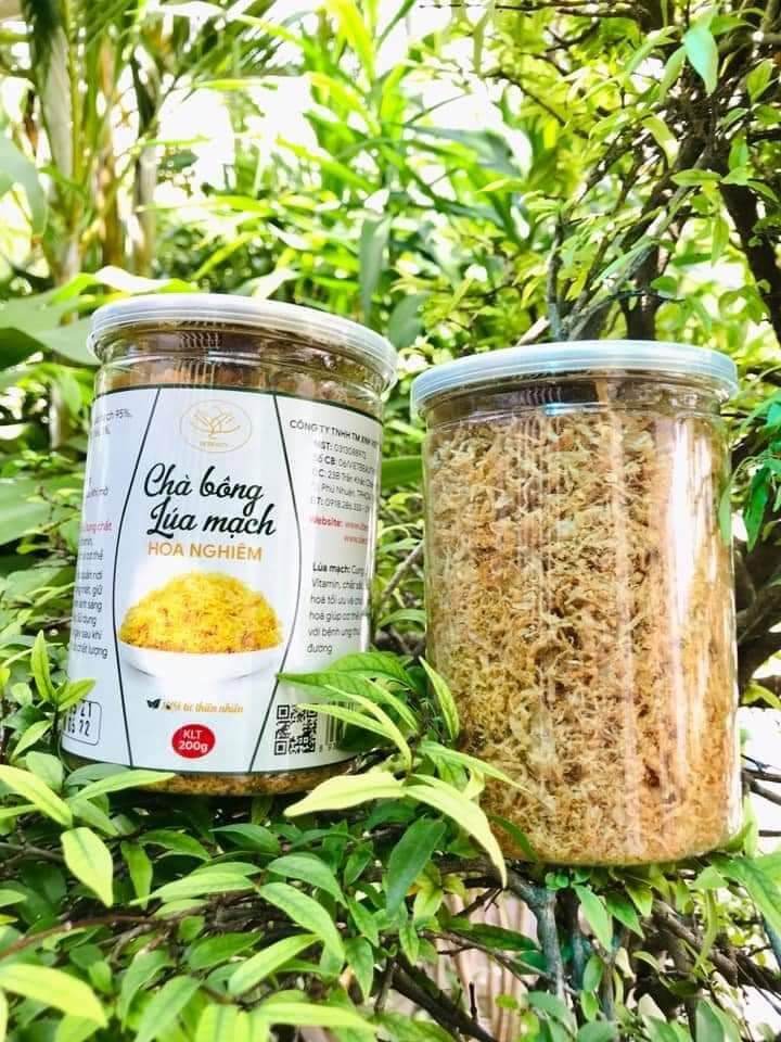 Chà Bông Lúa Mạch Thuần Chay 200gr Hoa Nghiêm