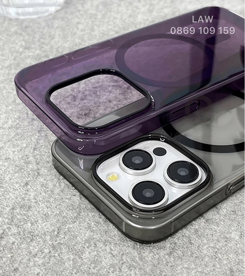 Ốp lưng iPhone 12/ 13/ 14 Plus/ 15 Pro Max Mỏng chống ố