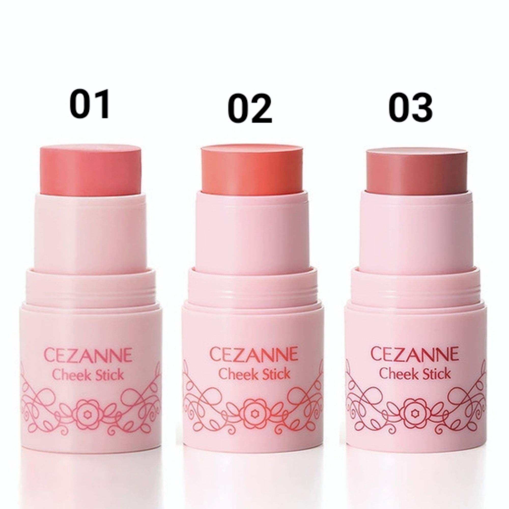 Phấn má Cezanne Cheek Stick 01 02 03 dạng thỏi 5g