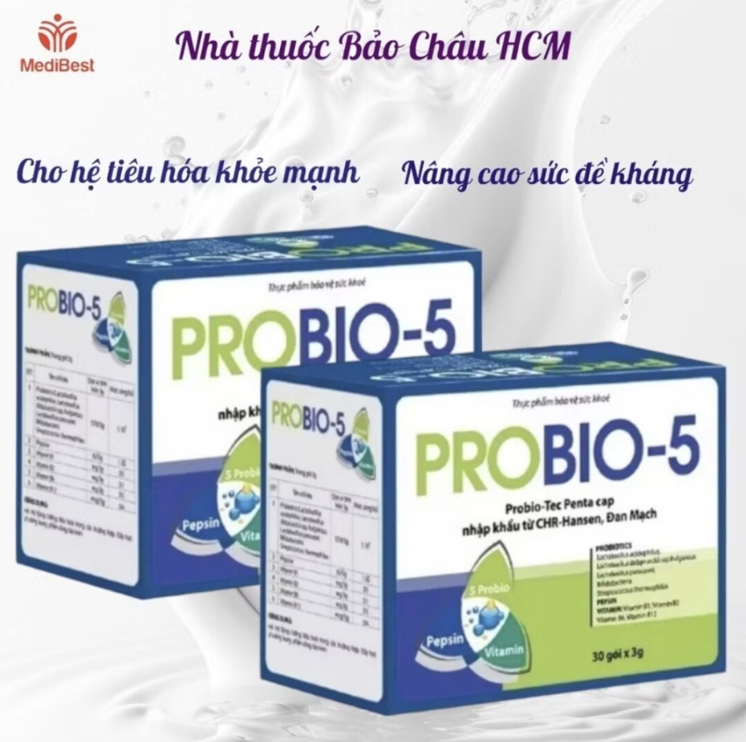 PROBIO 5 (HSD: 2027) hỗ trợ tiêu hóa