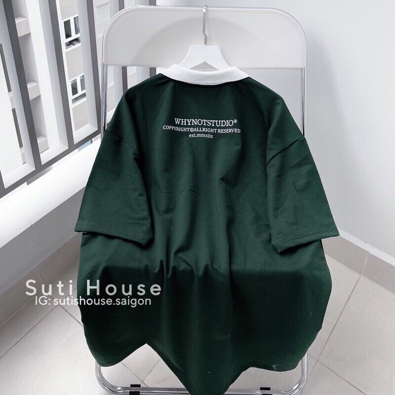Áo Polo Phối Cổ Siêu Hothit , From Thụng Dáng Unisex