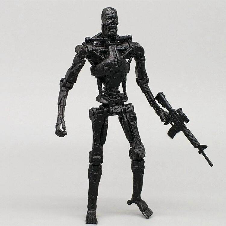 T800 T1000 T2 3D Printed Terminator Action Figure Mechanical Skeleton Future Soldier Movable Toy Mod