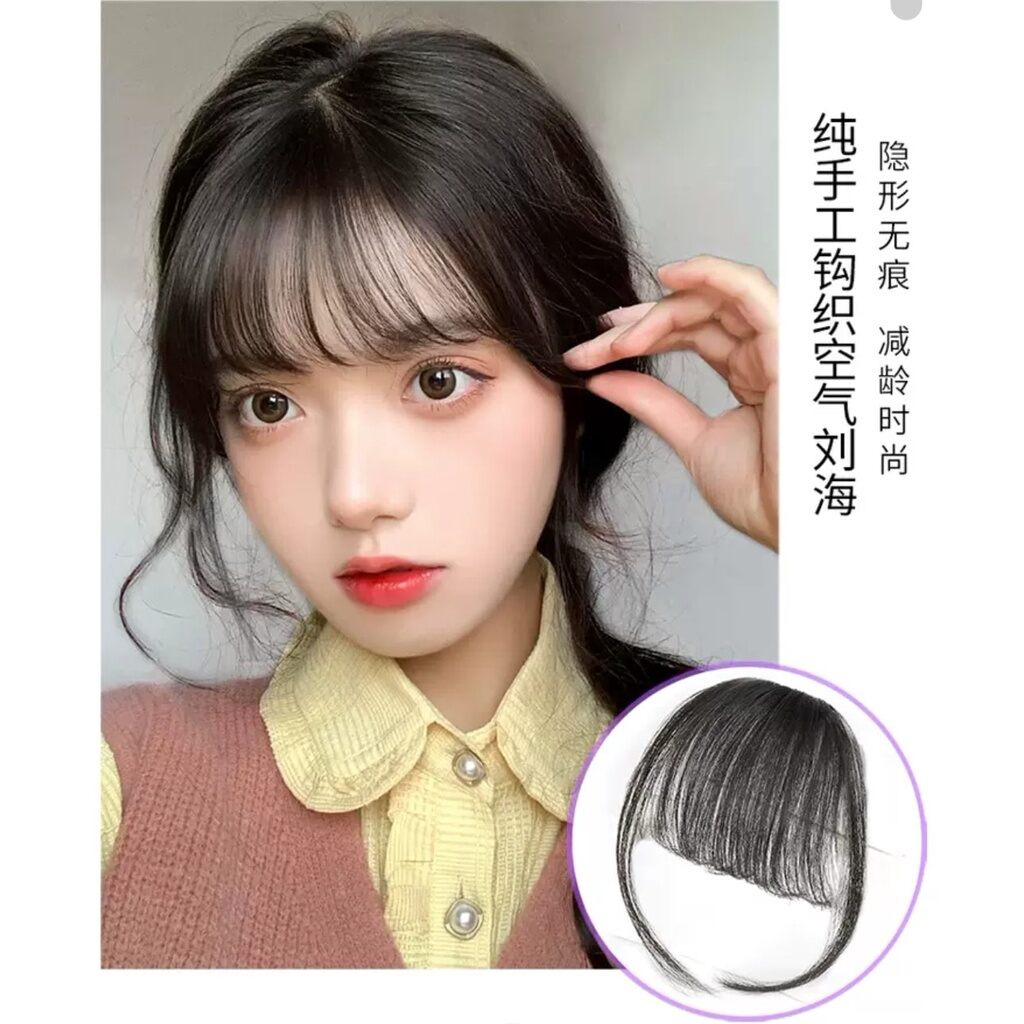 Tóc giả mái thưa hàn quốc