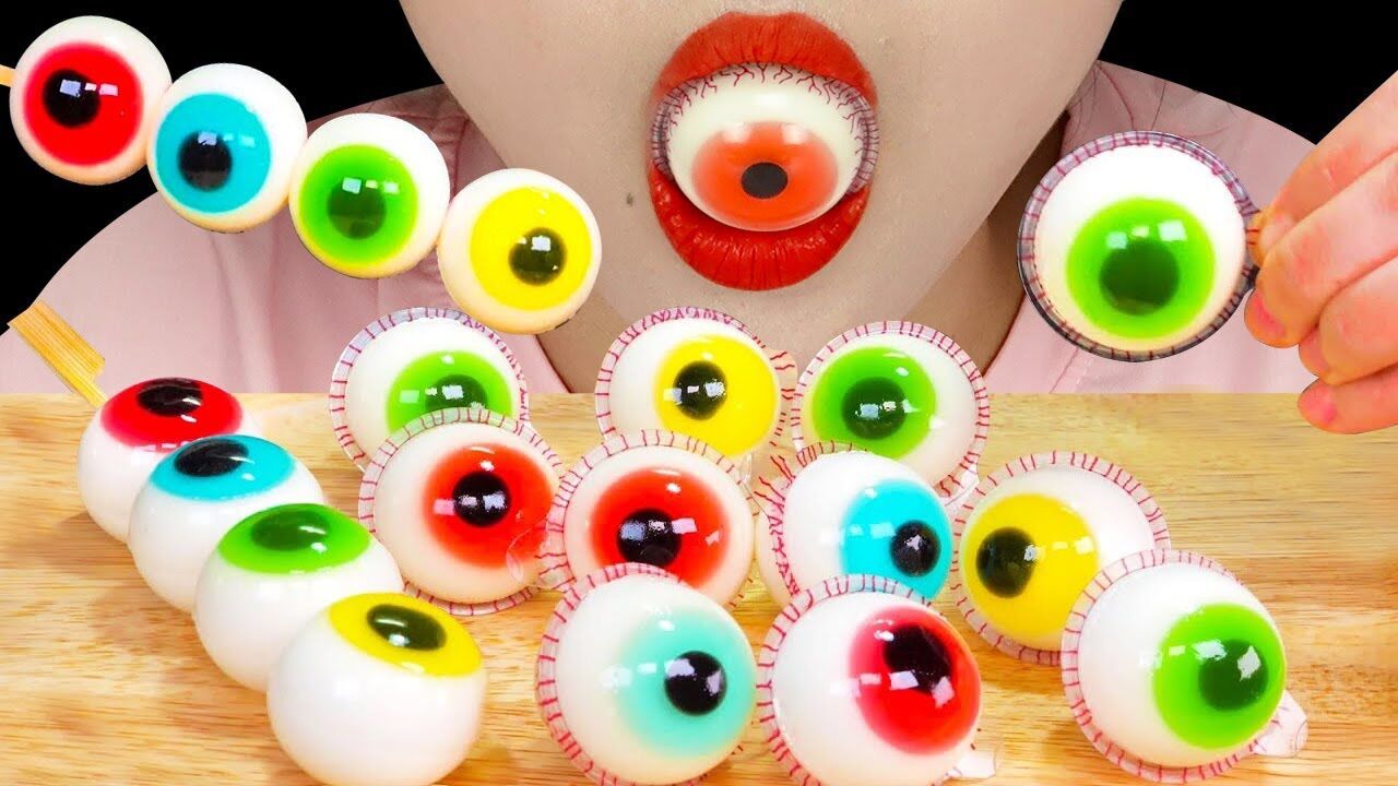 10 VIÊN DẺO HÌNH CON MẮT CÓ NHÂN EYEBOLL