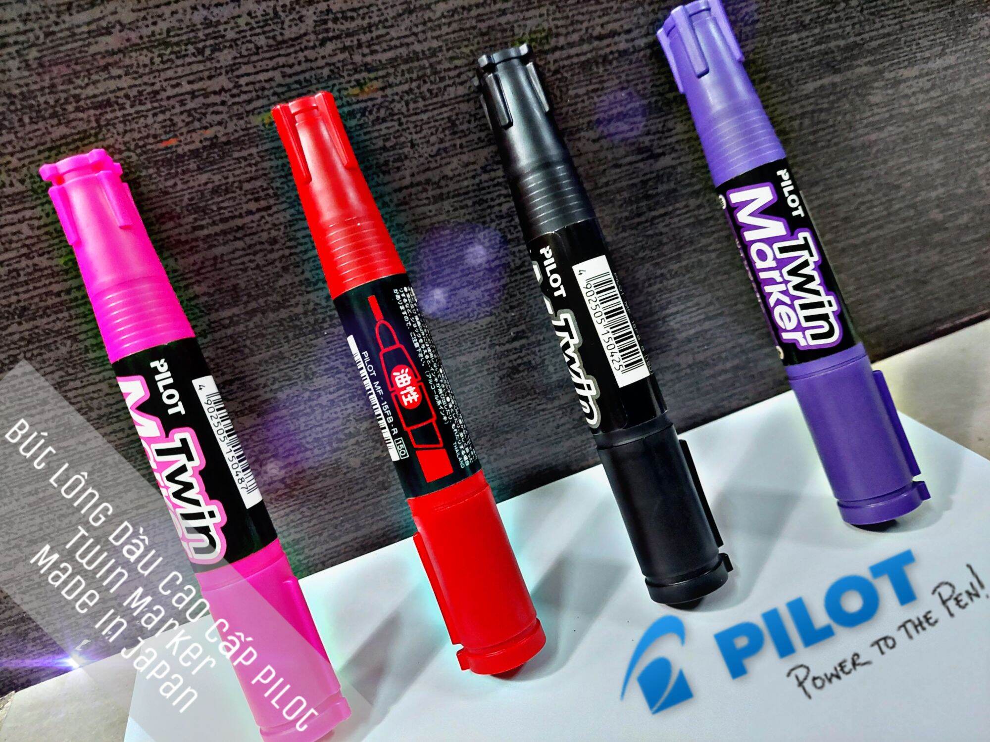 Bút lông dầu cao cấp hai đầu pilot mf-15fb-150 . made in japan