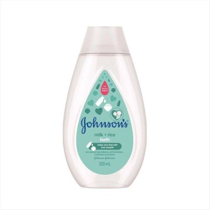 Sữa tắm Johnson s baby bath Milk + Rice 200ml hàng chính hãng