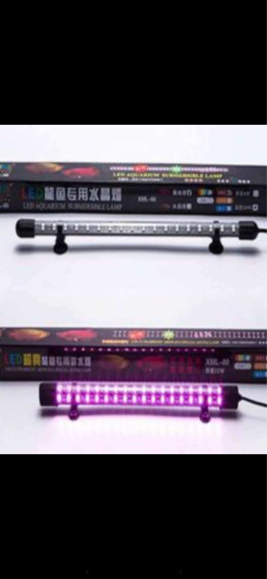 Bóng đèn led 4 hàng bóng cho hồ cá xuan mei long 1mét. phụ kiện hồ cá bóng đèn led hồ cá xml 4 hàng bóng 1m