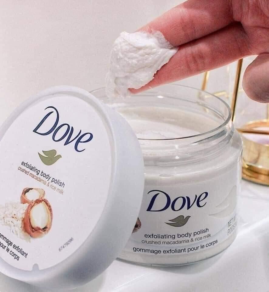 Tẩy da chết dove bản Đức 225ml