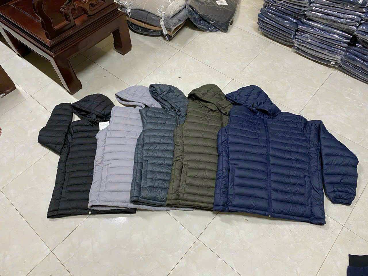 áo phao nam trần hai mặt