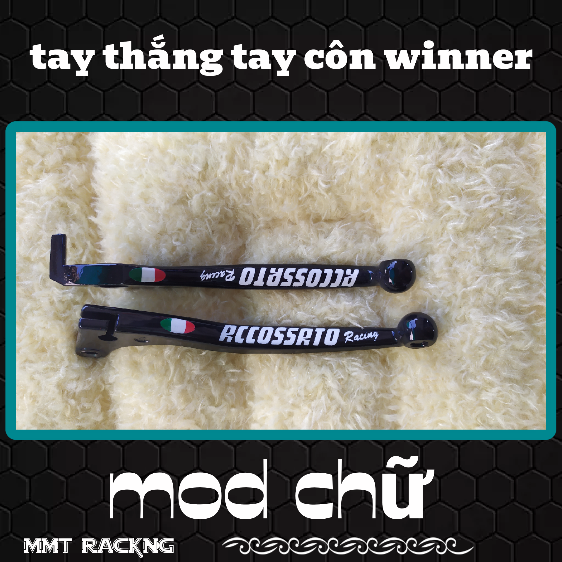 tay thắng winner mod chữ và đánh bóng