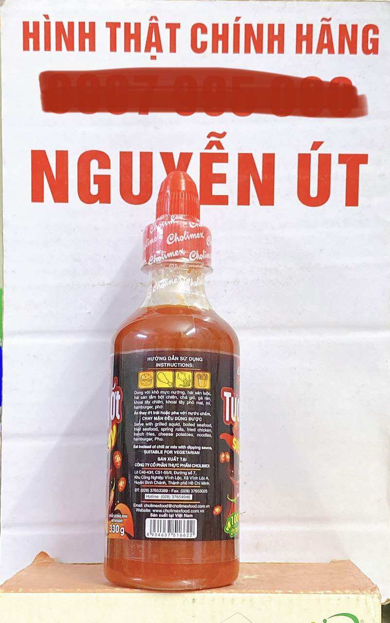 Tương ớt siêu cay cholimex 330g