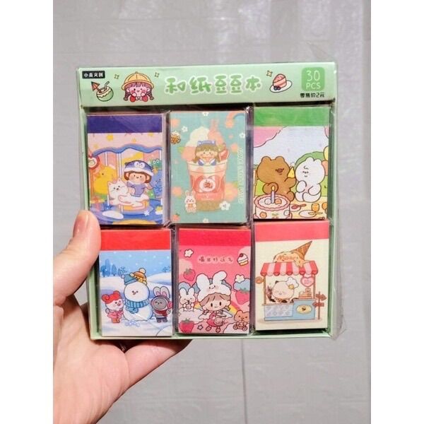 Sticker quyển 38 tờ chibi dễ thương