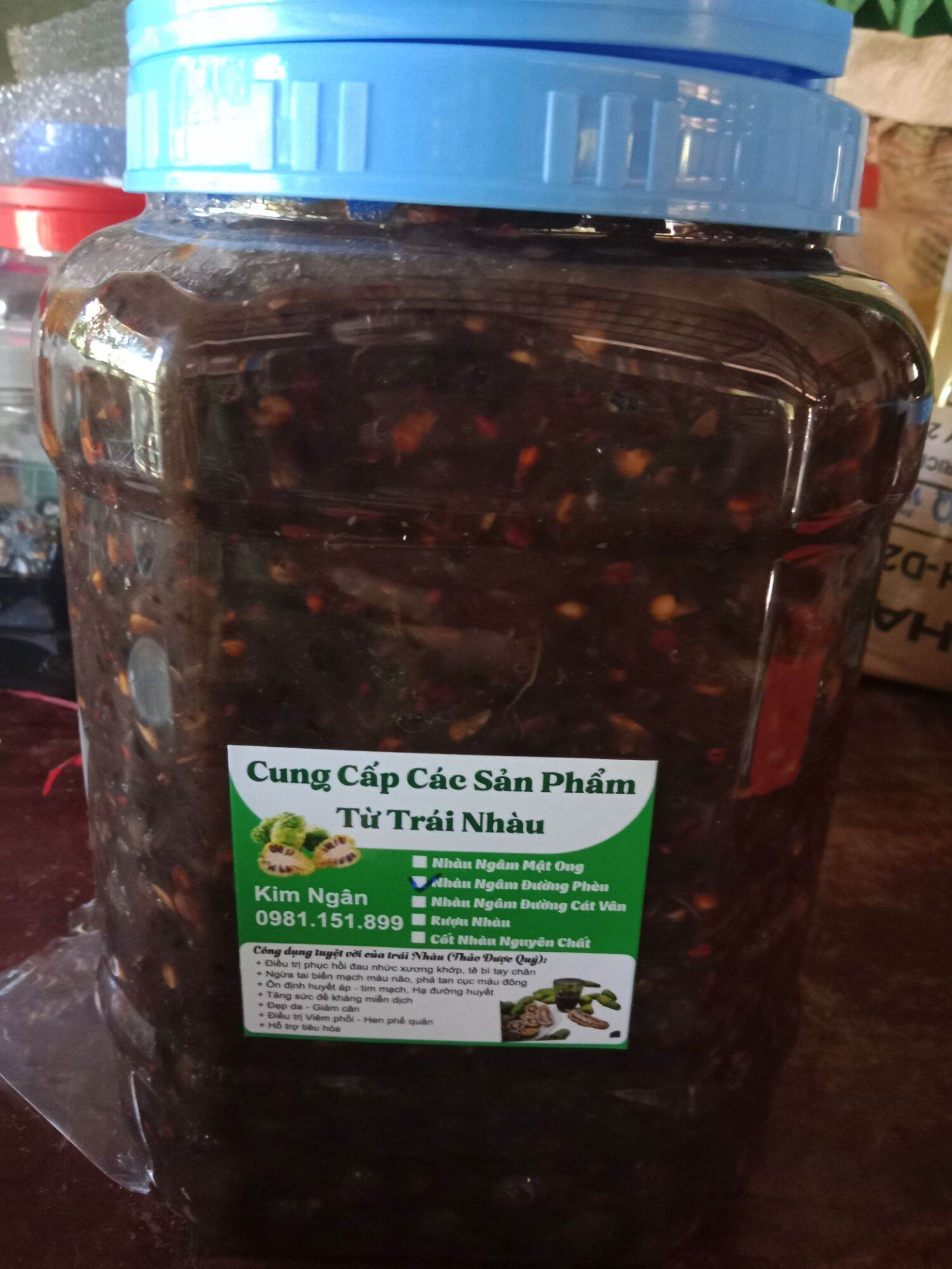 Keo 4.5kg cốt trái nhàu ngâm đường phèn trị tê mỏi vai gáy, tê tay chân,kiềm đường huyết
