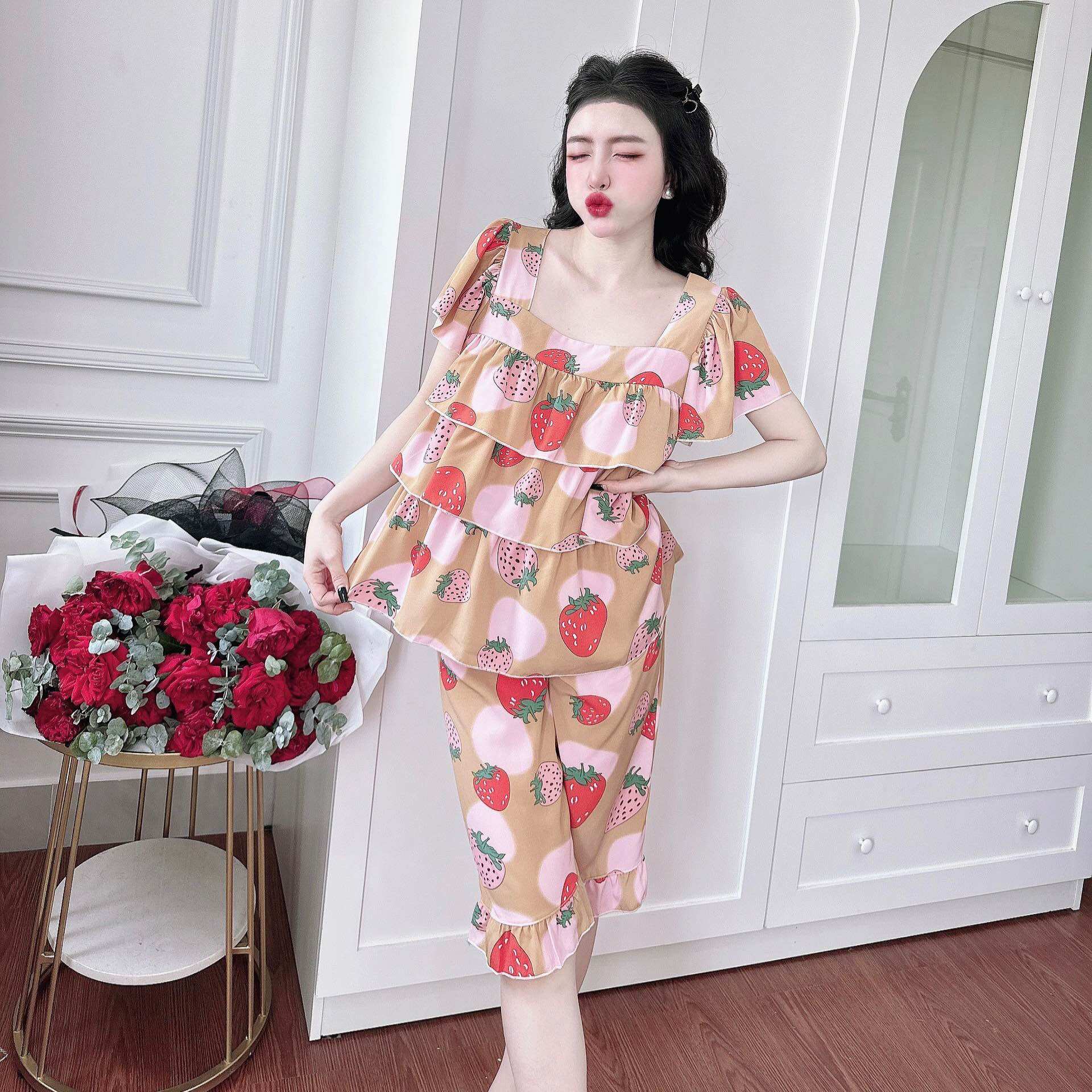 Đồ Bộ Bigsize 50-100kg Lụa Nhật Cao Cấp - Chất mát, Form Bigsize, Hot Trend