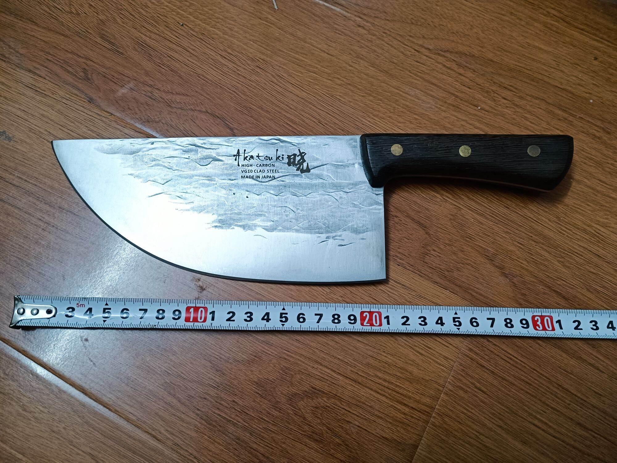Dao bầu mổ lợn, thái thịt, bản to Nhật bãi Akatsuki