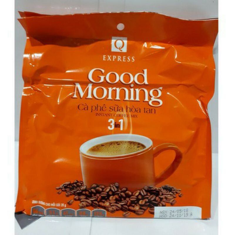 COMBO 02 Cà phê sữa GOOD MORNINH Trần Quang 480g (24 * 20)
