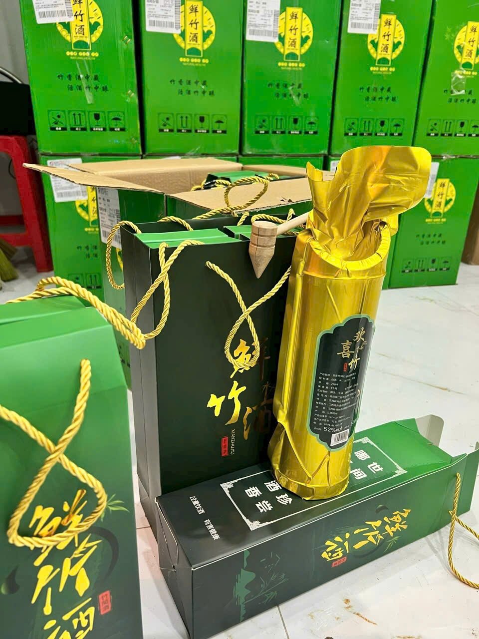 Rượu tre phúc kiến ống 500ml