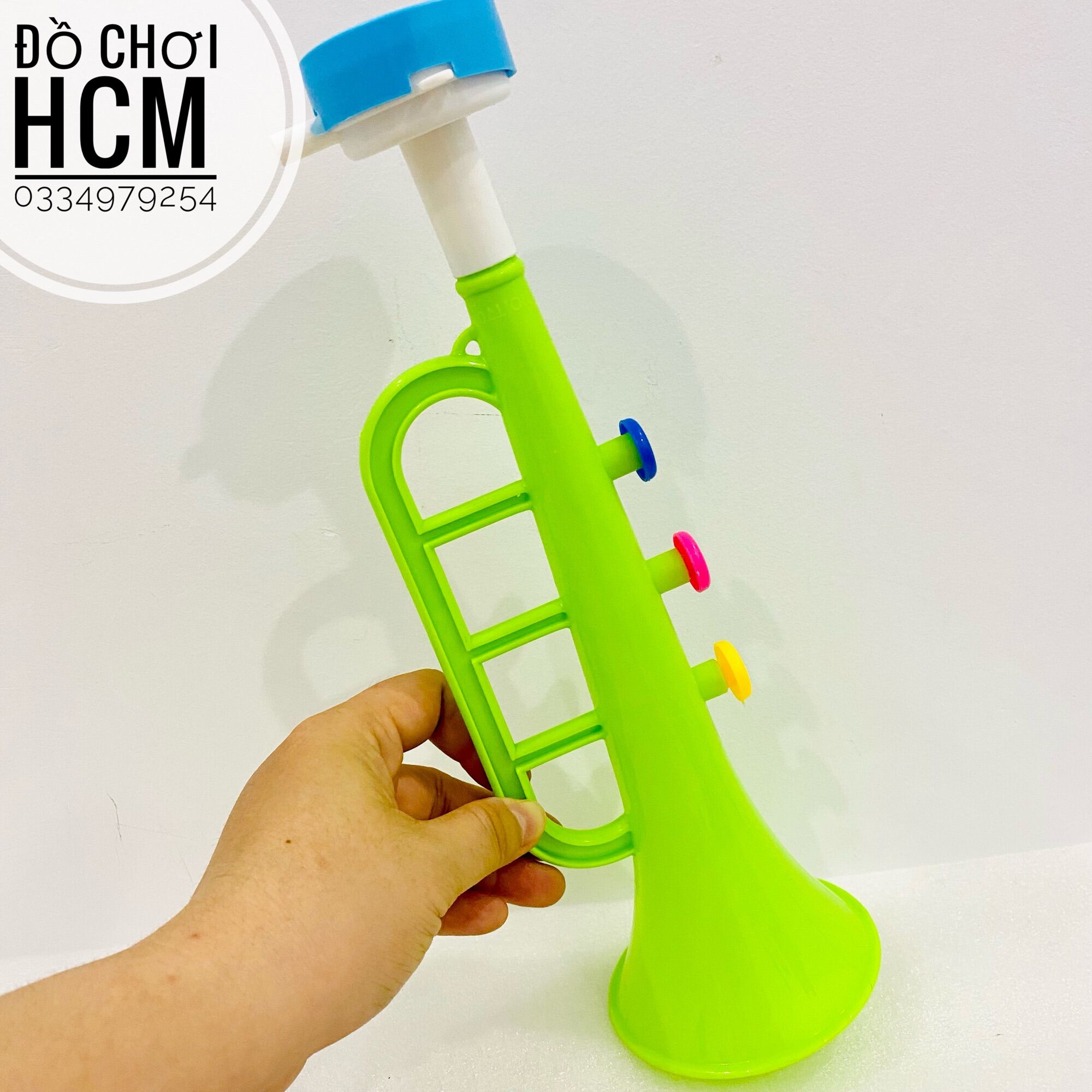 [RẺ ĐẸP] Đồ chơi trẻ em kèn trumpet dành cho bé thích khám phá các loại nhạc cụ, âm nhạc, cổ vũ, cổ động bóng đá