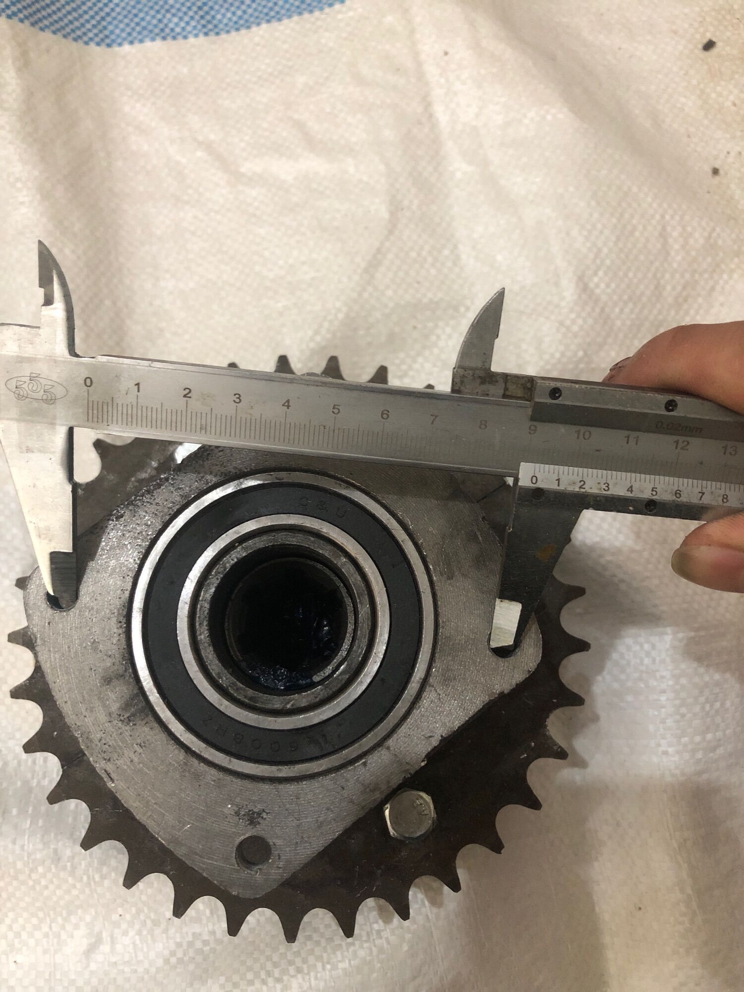 Visai xích chục 6 răng,nhông 33 răng